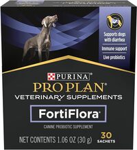 Suplemento para perros para flora intestinal sana