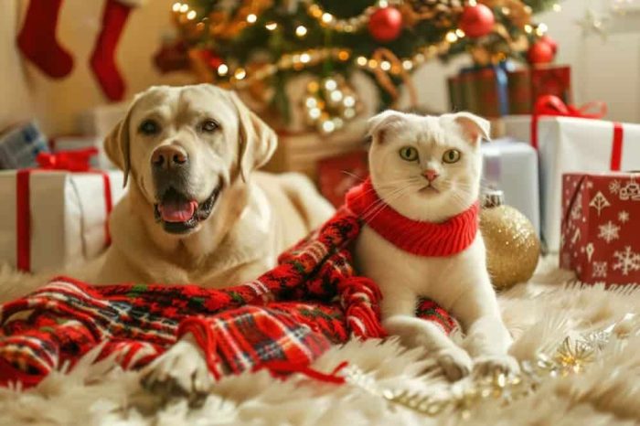 Cuidados mascotas en Navidad