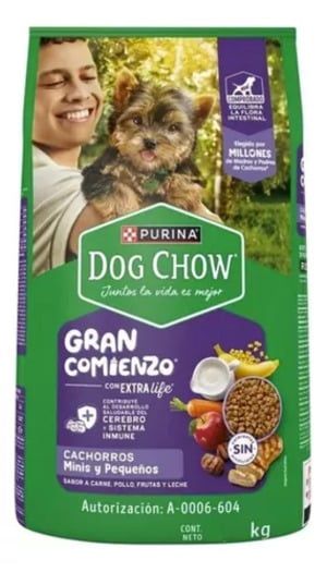 Croquetas Dog Chow cachorros razas pequeñas