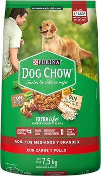 Alimento Dog Chow perros adultos de razas medianas y grandes